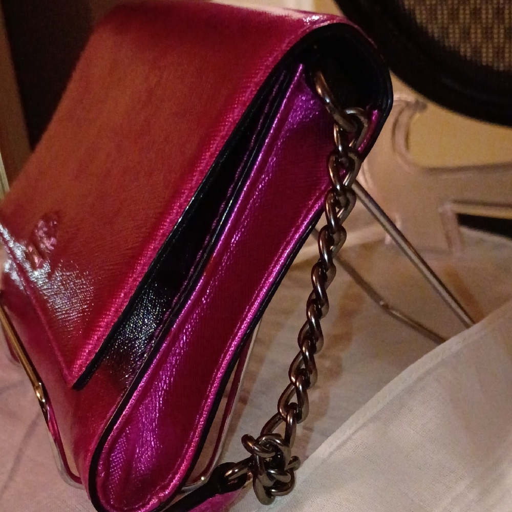 kate spade Metallic Fuchsia Crossbody Bag - Picture 7 of 9